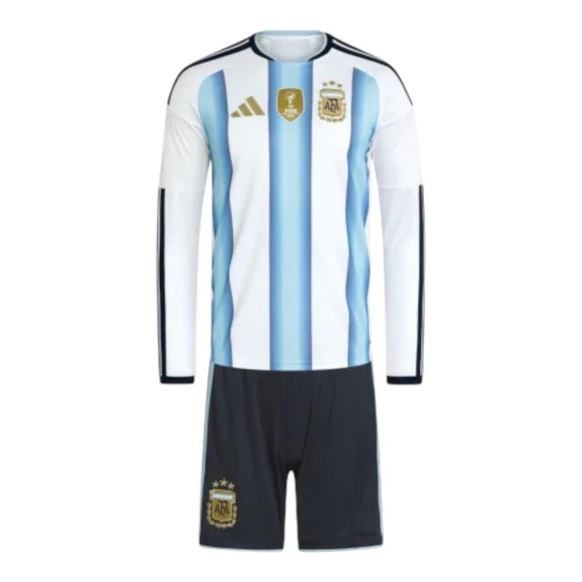 Conjunto Infantil Seleção Argentina Manga Larga 26-27 - Primera Equipación