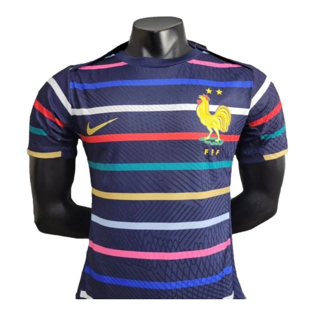 Camiseta Pre-Partido Seleção da França Jugador 24-25