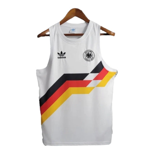 Camiseta Sin Mangas Retro Seleção da Alemanha 1990
