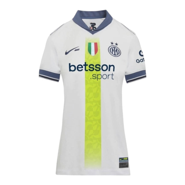 Camiseta Inter de Milão VR46 24-25 - Segunda Equipación Edición Especial Especial Mujer