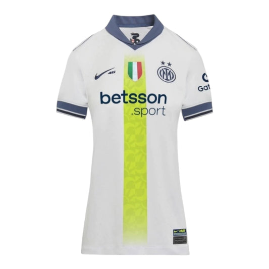 Camiseta Inter de Milão VR46 24-25 - Segunda Equipación Edición Especial Especial Mujer