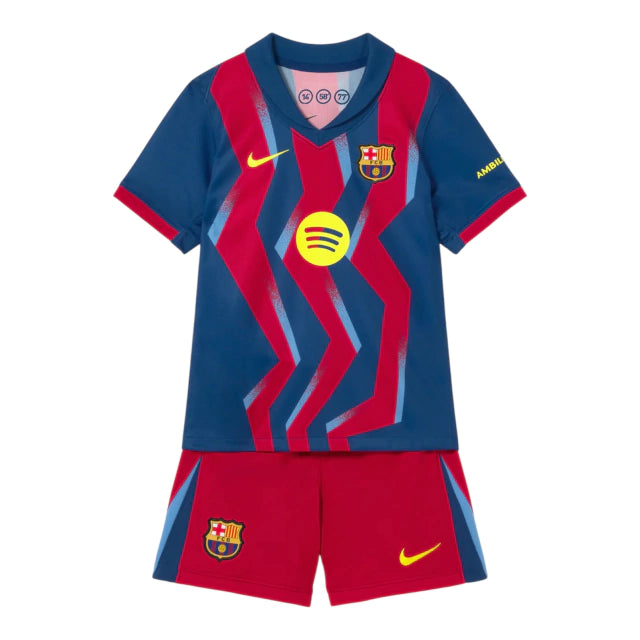 Conjunto Infantil Barcelona 25-26 - Cuarta Equipación
