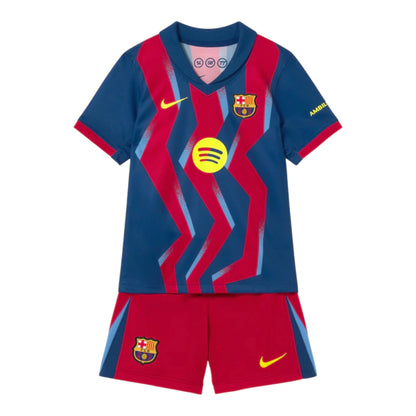 Conjunto Infantil Barcelona 25-26 - Cuarta Equipación
