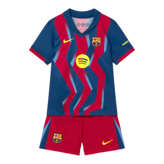 Conjunto Infantil Barcelona 25-26 - Cuarta Equipación