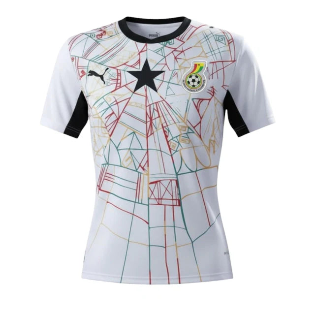 Camiseta Seleção Gana 26-27 - Primera Equipación Mujer