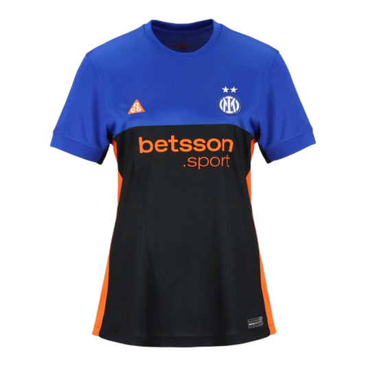 Camiseta Inter de Milão Manga Larga 25-26 - Cuarta Equipación Mujer