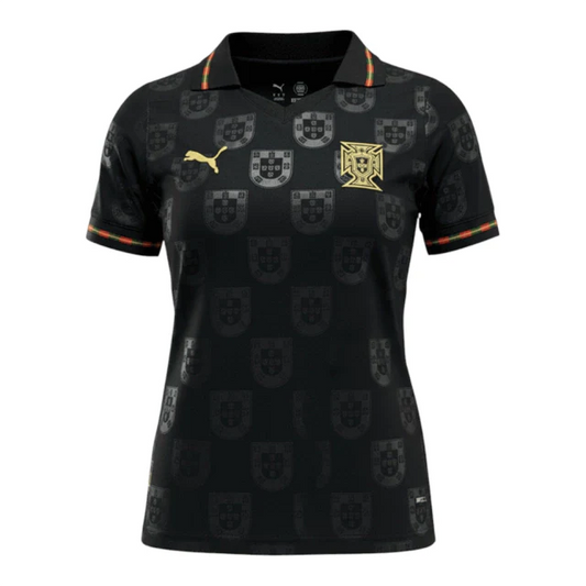 Camiseta Seleção Portugal Pantera Negra 26-27 - Edición Especial Especial Mujer