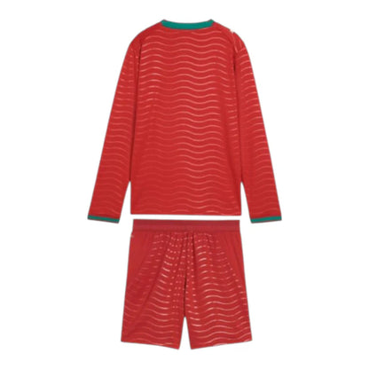 Conjunto Infantil Seleção Portugal Manga Larga 26-27 - Primera Equipación