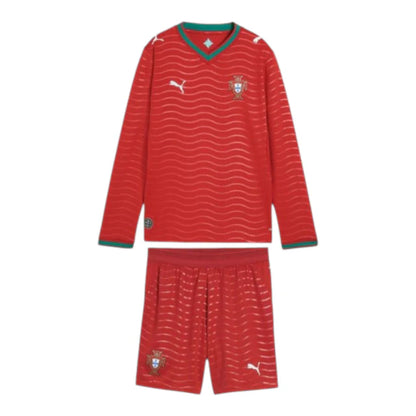 Conjunto Infantil Seleção Portugal Manga Larga 26-27 - Primera Equipación