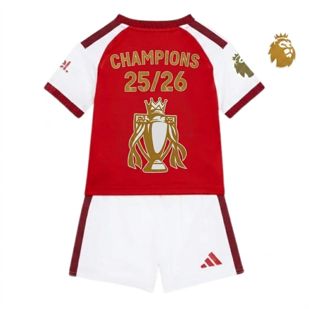 Conjunto Infantil Arsenal “PL Trophy 25/26” - Primera Equipación